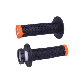 Manopole Lock-ON ODI V2 nomad - Nero/arancione - MNL1709NA