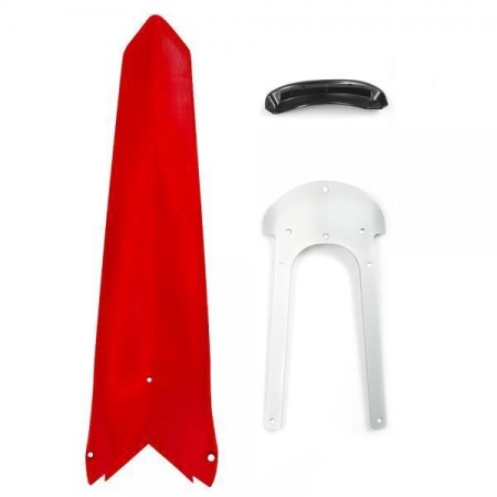 KIT PARAFANGO POSTERIORE BOSI SUPER FLESSIBILE ROSSO
