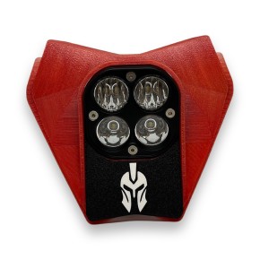 FARO A LED SPARTAN MX POWER KTM / HUSQVARNA / GAS GAS 2024-2026 ROSSO