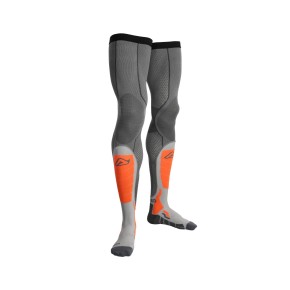 CALZA X-LEG PRO VENTED GRIGIO/ARANCIONE