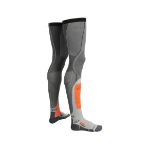 CALZA X-LEG PRO VENTED GRIGIO/ARANCIONE 2