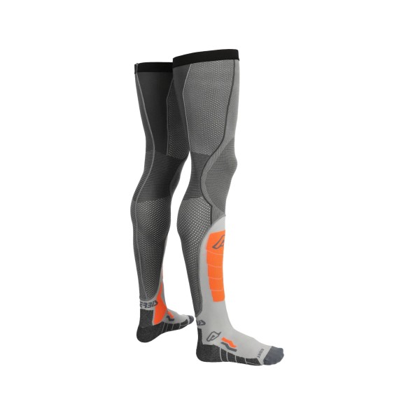 CALZA X-LEG PRO VENTED GRIGIO/ARANCIONE