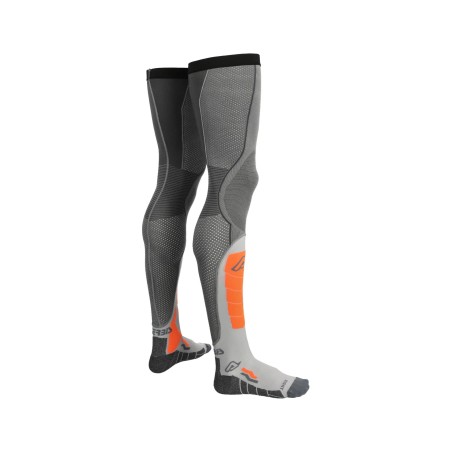CALZA X-LEG PRO VENTED GRIGIO/ARANCIONE