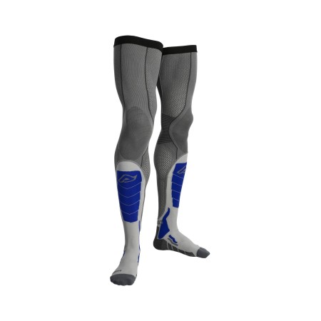CALZA X-LEG PRO VENTED GRIGIO/BLU