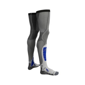 CALZA X-LEG PRO VENTED GRIGIO/BLU 2