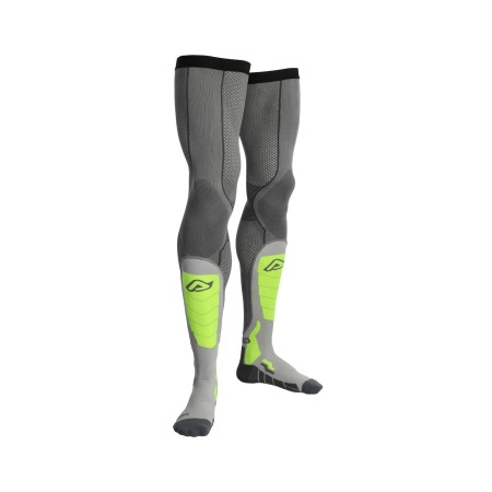CALZA X-LEG PRO VENTED GRIGIO/GIALLO