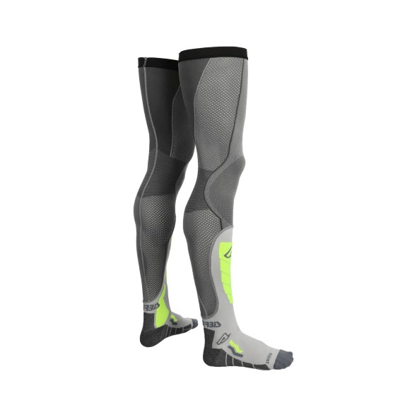 CALZA X-LEG PRO VENTED GRIGIO/GIALLO
