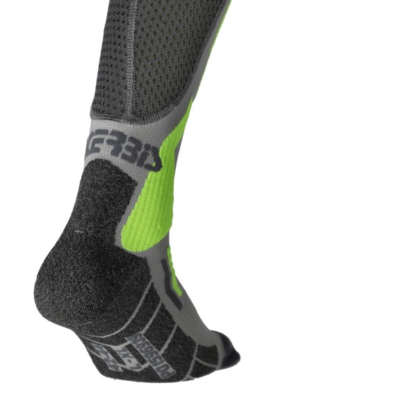 CALZA X-LEG PRO VENTED GRIGIO/GIALLO