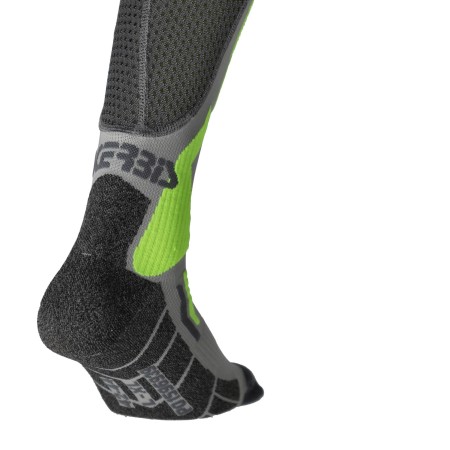 CALZA X-LEG PRO VENTED GRIGIO/GIALLO