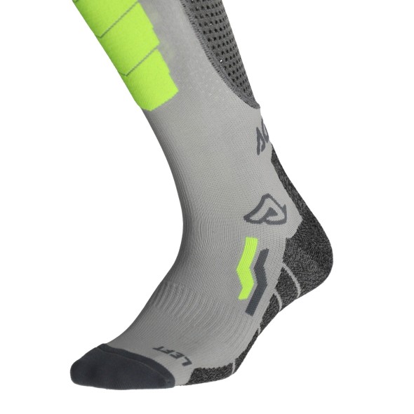 CALZA X-LEG PRO VENTED GRIGIO/GIALLO