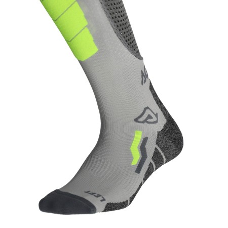 CALZA X-LEG PRO VENTED GRIGIO/GIALLO