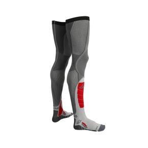 CALZA X-LEG PRO VENTED GRIGIO/ROSSO 2