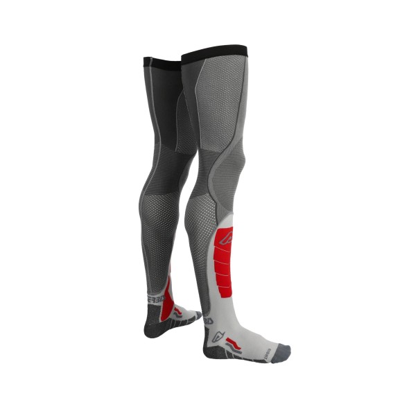 CALZA X-LEG PRO VENTED GRIGIO/ROSSO