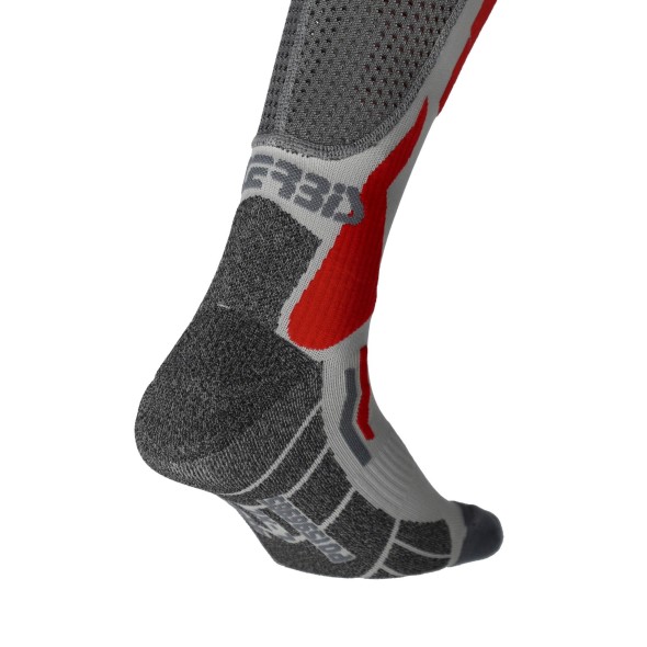 CALZA X-LEG PRO VENTED GRIGIO/ROSSO