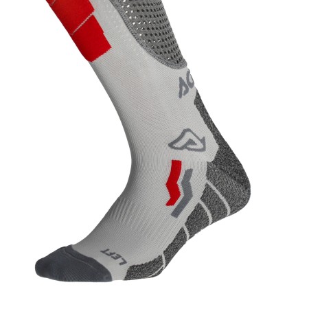 CALZA X-LEG PRO VENTED GRIGIO/ROSSO