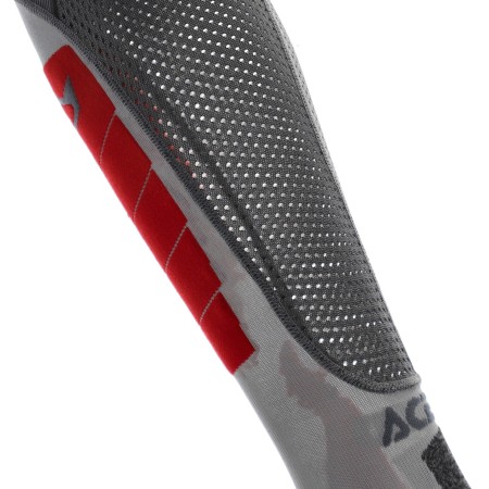 CALZA X-LEG PRO VENTED GRIGIO/ROSSO