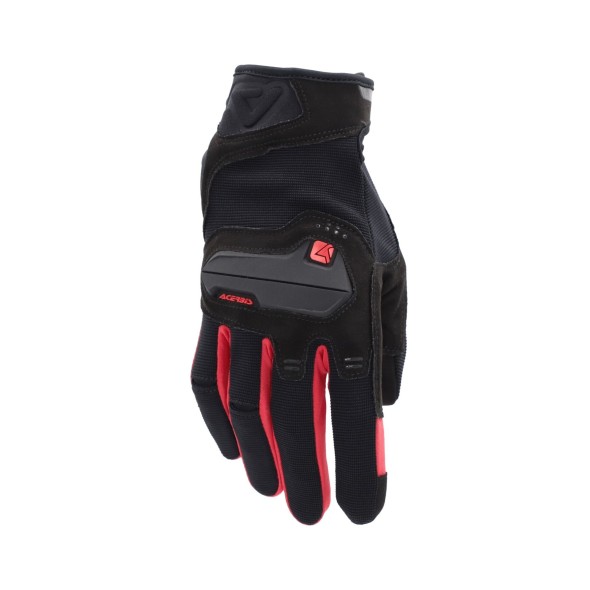 GUANTI CE X-STREET NERO/ROSSO