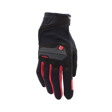 GUANTI CE X-STREET NERO/ROSSO