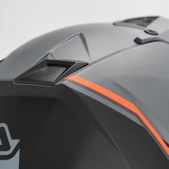 CASCO ASSAULT NERO/ARANCIO FLUO