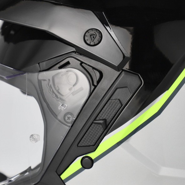 CASCO ASSAULT NERO/GIALLO FLUO