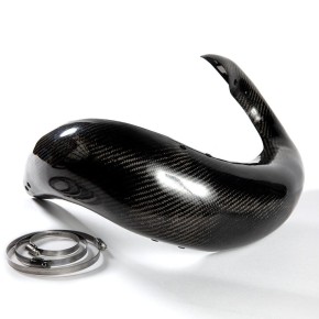 Protezione in carbonio per scarico KTM 150 20-23