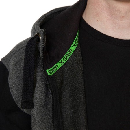 Felpa con cappuccio e zip X-GRIP