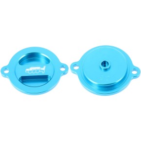Coperchio filtro olio - HUSQVARNA - Azzurro - AV3289C