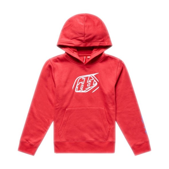 FELPA JUNIOR - BADGE - ROSSO - SCARLET