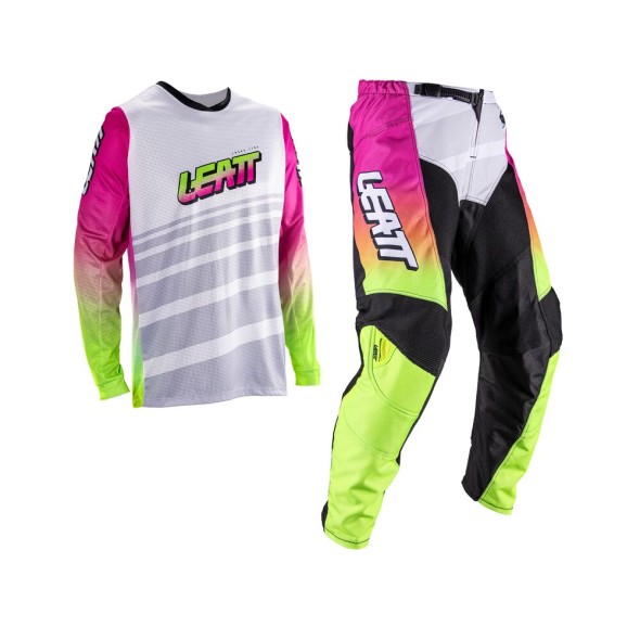 COMPLETO LEATT BAMBINO Retro Pink V26