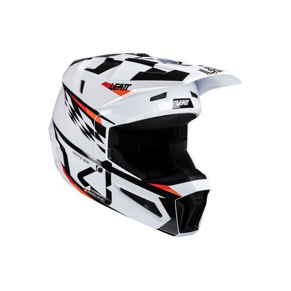 CASCO KIT MOTO 3.5 JUNIOR V25 | BIANCO | M 51-52CM
