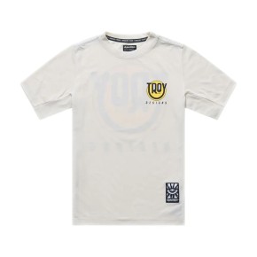 MAGLIA JUNIOR SKYLINE RIDE MANICA CORTA - HAPPY - BIANCO SCURO - PUMICE|