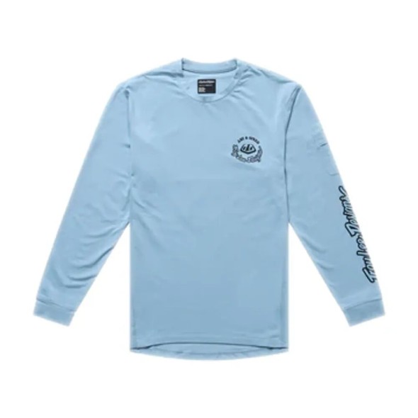 MAGLIA JUNIOR RUCKUS RIDE MANICA LUNGA - CARBS - BLU CHIARO - DAWN BLUE