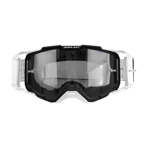 Occhiali motocross Core nero e bianco
