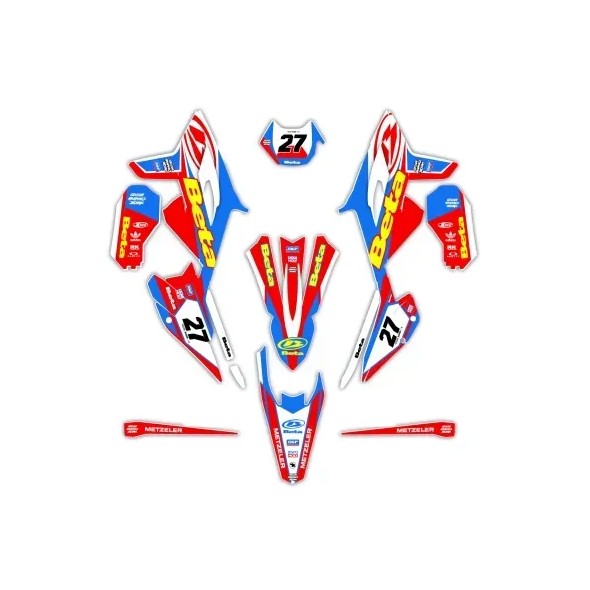 KIT GRAFICHE RACE 1 BETA COMPLETE (8PZ) BETA RR 2025-2027