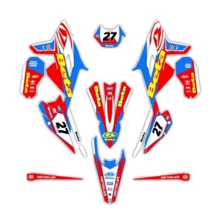 KIT GRAFICHE RACE 1 BETA COMPLETE (8PZ) BETA RR 2025-2027