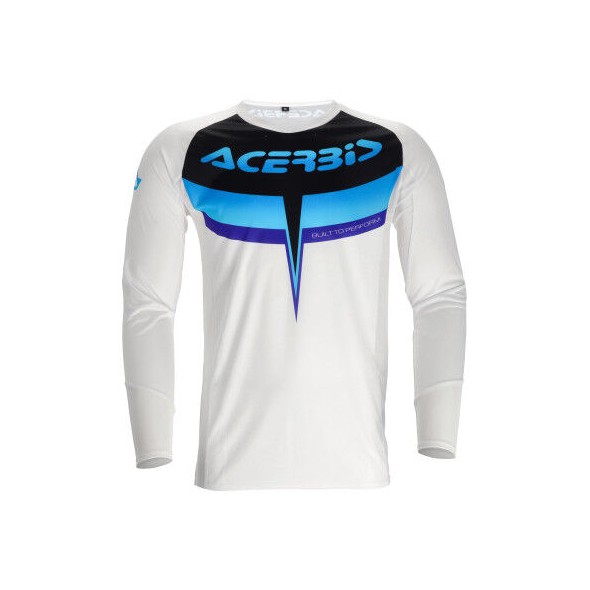 MAGLIA ACERBIS MX TRACK 2.0 BLU/BIANCO
