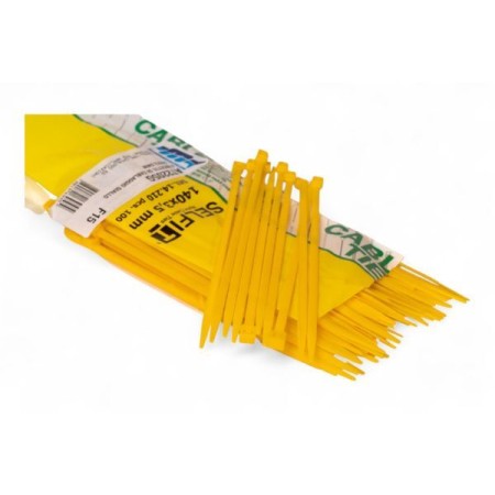 Fascette di cablaggio in nylon - Lunghezza 140mm, larghezza 3,5mm (100 pezzi)