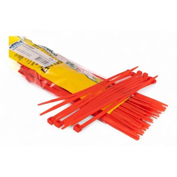 Fascette di cablaggio in nylon - Lunghezza 200mm, larghezza 3,5mm (100 pezzi)