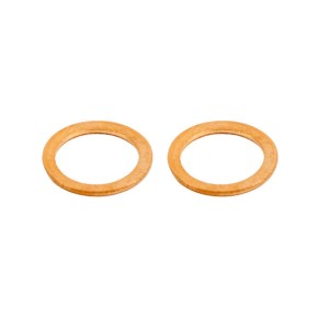 Coppia rondelle in rame M10 per tubo freno