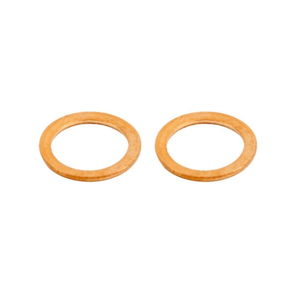 Coppia rondelle in rame M10 per tubo freno