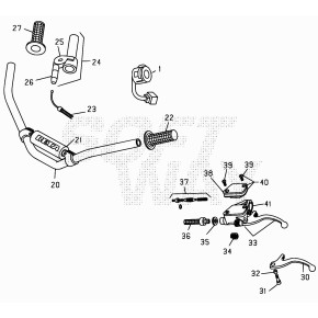 GOMMA PROT.MANUBRIO REV 3'05 - 16.23593.057