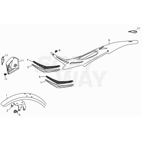 CONTENITORE GRIGLIA PAR.POST.DX REV 3'06 - 12.55783.000