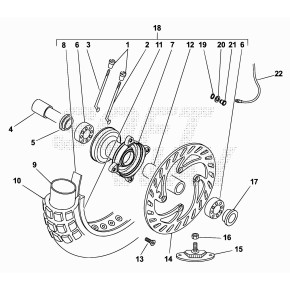 RUOTA ANT. RR 50CC-125CC - 27.02599.057