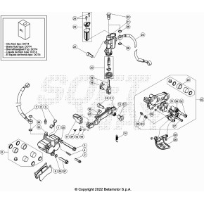 PINZA FRENO POSTERIORE EVO 4T - 008.36.170.80.00