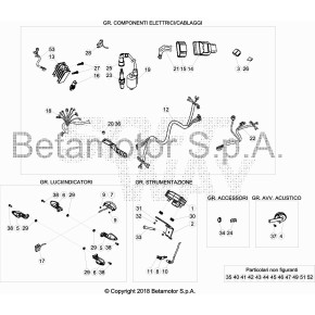 STAFFA IMPIANTO ELETTRICO - 008.40.009.22.00