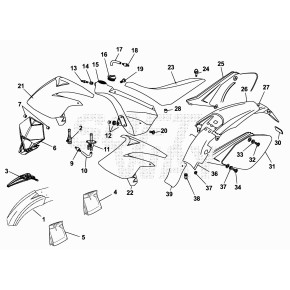 PARAFANGO ANT. MOTARD 50CC -NERO- - 014.43.103.10.59