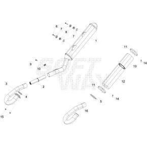 PREFORMATO SILENZIATORE RR 4T - 020.37.021.00.00