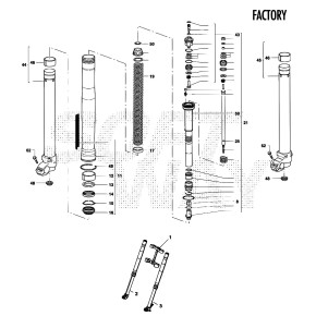 TUBO DX COMPLETO D.50 RR4T FACTORY - 020.34.231.80.00