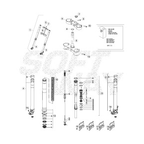 TESTATA FORCELLA D.48 RR 4T RACING - 020.34.112.00.59