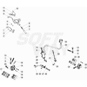 POMPA FRENO ANTERIORE - 012.36.003.80.52